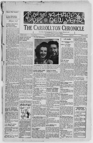The Carrollton Chronicle (Carrollton, Tex.), Vol. 42, No. 8, Ed. 1 Friday, December 28, 1945
