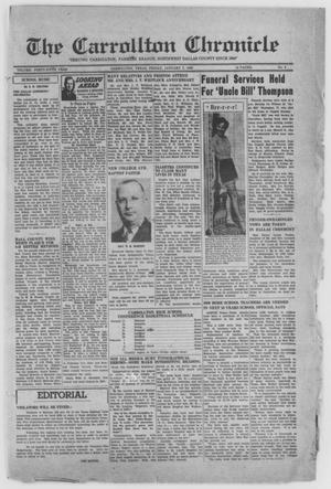 Primary view of object titled 'The Carrollton Chronicle (Carrollton, Tex.), Vol. FORTY-FIFTH YEAR, No. 9, Ed. 1 Friday, January 7, 1949'.