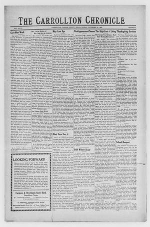 The Carrollton Chronicle (Carrollton, Tex.), Vol. 27, No. 1, Ed. 1 Friday, November 21, 1930