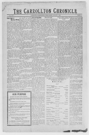 Primary view of object titled 'The Carrollton Chronicle (Carrollton, Tex.), Vol. 26, No. 9, Ed. 1 Friday, January 17, 1930'.