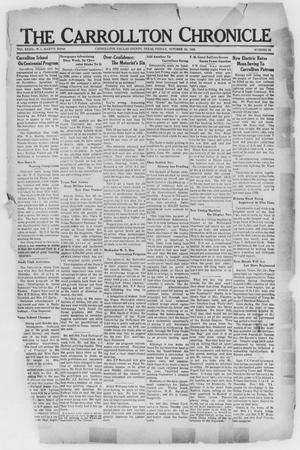 Primary view of object titled 'The Carrollton Chronicle (Carrollton, Tex.), Vol. 32, No. 50, Ed. 1 Friday, October 23, 1936'.