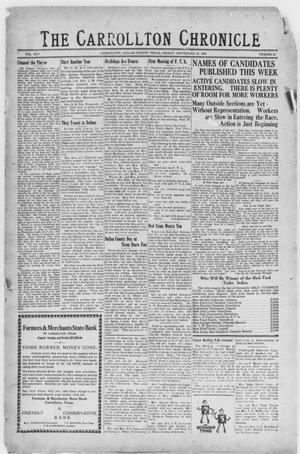 The Carrollton Chronicle (Carrollton, Tex.), Vol. 25, No. 44, Ed. 1 Friday, September 20, 1929