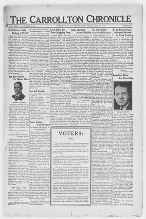 The Carrollton Chronicle (Carrollton, Tex.), Vol. 34, No. 37, Ed. 1 Friday, July 22, 1938