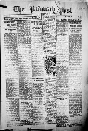 The Paducah Post (Paducah, Tex.), Vol. 7, No. 24, Ed. 1 Thursday, October 31, 1912
