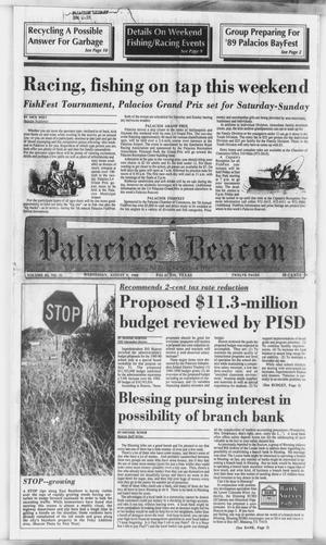 Palacios Beacon (Palacios, Tex.), Vol. 82, No. 32, Ed. 1 Wednesday, August 9, 1989