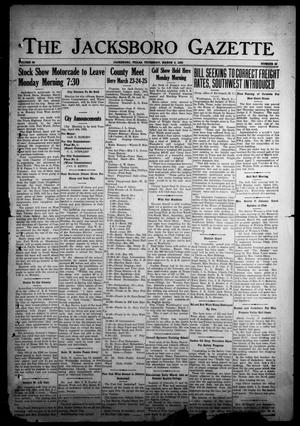 The Jacksboro Gazette (Jacksboro, Tex.), Vol. 59, No. 40, Ed. 1 Thursday, March 9, 1939