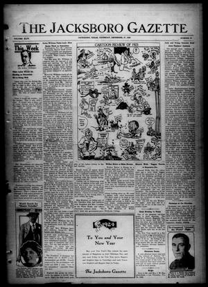The Jacksboro Gazette (Jacksboro, Tex.), Vol. 44, No. 30, Ed. 1 Thursday, December 27, 1923