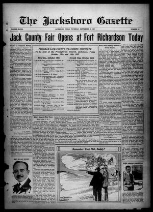 The Jacksboro Gazette (Jacksboro, Tex.), Vol. 48, No. 18, Ed. 1 Thursday, September 29, 1927