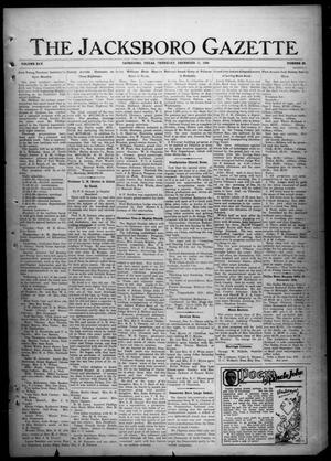 The Jacksboro Gazette (Jacksboro, Tex.), Vol. 45, No. 28, Ed. 1 Thursday, December 11, 1924
