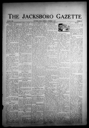 The Jacksboro Gazette (Jacksboro, Tex.), Vol. 58, No. 29, Ed. 1 Thursday, December 16, 1937