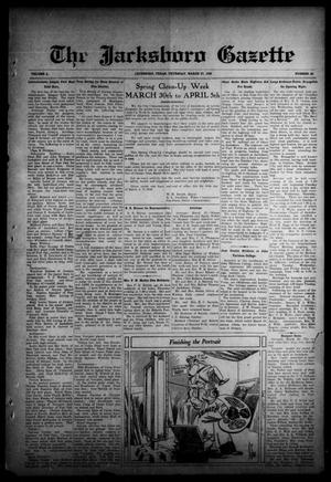 Primary view of object titled 'The Jacksboro Gazette (Jacksboro, Tex.), Vol. 50, No. 43, Ed. 1 Thursday, March 27, 1930'.