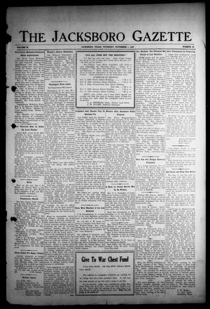 The Jacksboro Gazette (Jacksboro, Tex.), Vol. 66, No. 22, Ed. 1 Thursday, November 1, 1945