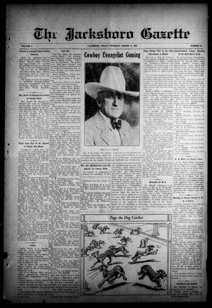 Primary view of object titled 'The Jacksboro Gazette (Jacksboro, Tex.), Vol. 50, No. 41, Ed. 1 Thursday, March 13, 1930'.