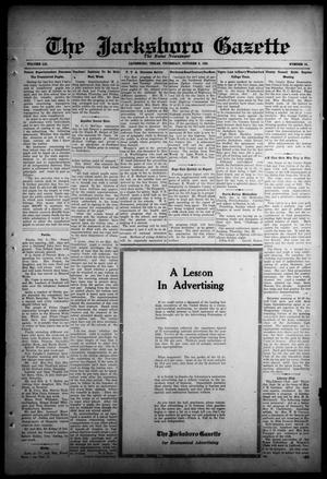 The Jacksboro Gazette (Jacksboro, Tex.), Vol. 52, No. 19, Ed. 1 Thursday, October 8, 1931