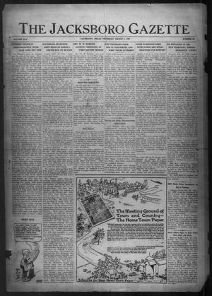The Jacksboro Gazette (Jacksboro, Tex.), Vol. 42, No. 40, Ed. 1 Thursday, March 2, 1922