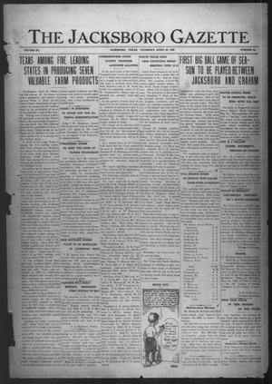 The Jacksboro Gazette (Jacksboro, Tex.), Vol. 40, No. 48, Ed. 1 Thursday, April 29, 1920