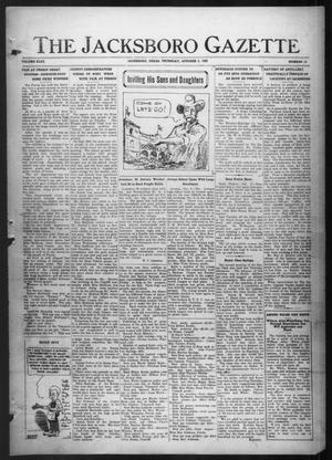 The Jacksboro Gazette (Jacksboro, Tex.), Vol. 43, No. 19, Ed. 1 Thursday, October 5, 1922
