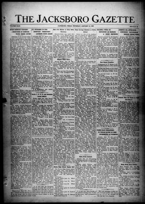 The Jacksboro Gazette (Jacksboro, Tex.), Vol. 43, No. 34, Ed. 1 Thursday, January 18, 1923