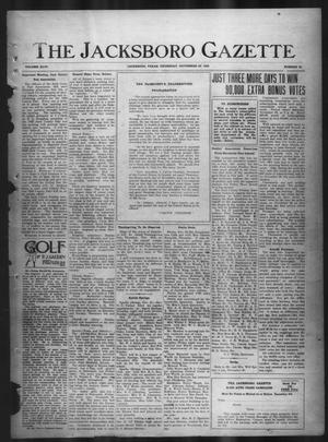 The Jacksboro Gazette (Jacksboro, Tex.), Vol. 46, No. 26, Ed. 1 Thursday, November 26, 1925