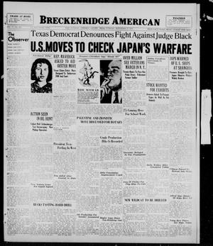 Breckenridge American (Breckenridge, Tex.), Vol. 17, No. 224, Ed. 1, Tuesday, September 21, 1937