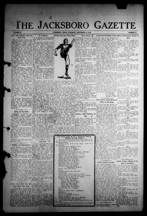 The Jacksboro Gazette (Jacksboro, Tex.), Vol. 66, No. 16, Ed. 1 Thursday, September 20, 1945