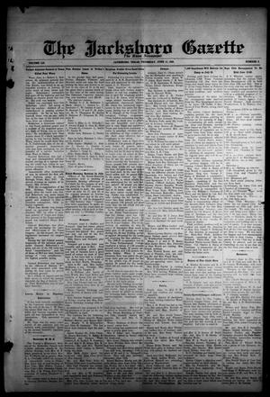 The Jacksboro Gazette (Jacksboro, Tex.), Vol. 52, No. 2, Ed. 1 Thursday, June 11, 1931