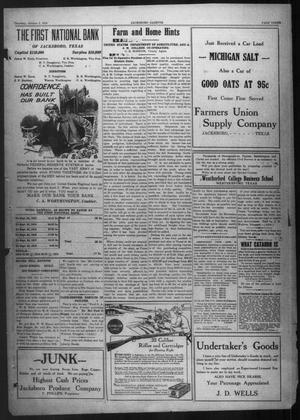 The Jacksboro Gazette (Jacksboro, Tex.), Vol. 39, No. 18, Ed. 1 Thursday, October 3, 1918