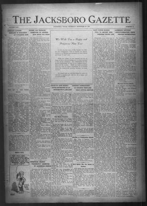 The Jacksboro Gazette (Jacksboro, Tex.), Vol. 42, No. 31, Ed. 1 Thursday, December 29, 1921