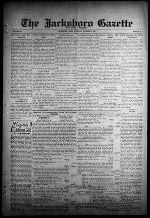 The Jacksboro Gazette (Jacksboro, Tex.), Vol. 52, No. 21, Ed. 1 Thursday, October 22, 1931
