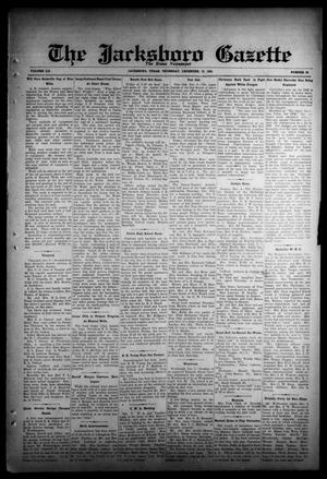 The Jacksboro Gazette (Jacksboro, Tex.), Vol. 52, No. 28, Ed. 1 Thursday, December 10, 1931