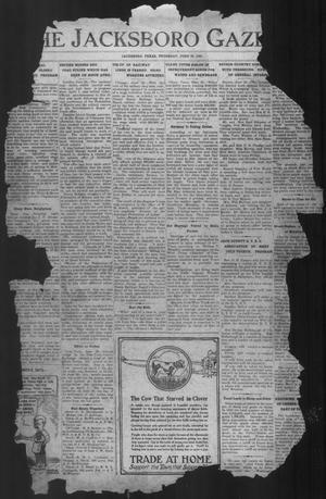 The Jacksboro Gazette (Jacksboro, Tex.), Vol. 42, No. 5, Ed. 1 Thursday, June 30, 1921