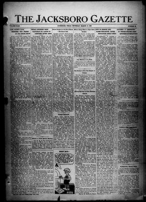 The Jacksboro Gazette (Jacksboro, Tex.), Vol. 43, No. 42, Ed. 1 Thursday, March 15, 1923