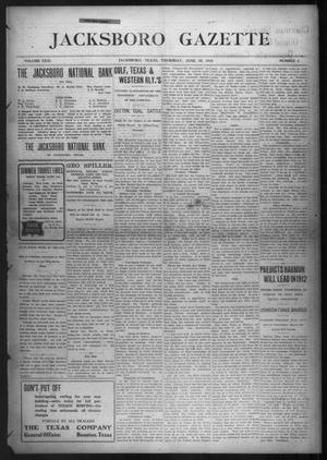 Jacksboro Gazette (Jacksboro, Tex.), Vol. 31, No. 4, Ed. 1 Thursday, June 23, 1910