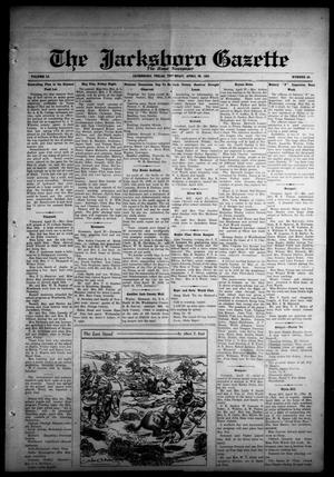 Primary view of object titled 'The Jacksboro Gazette (Jacksboro, Tex.), Vol. 51, No. 48, Ed. 1 Thursday, April 30, 1931'.