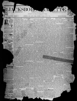Jacksboro Gazette. (Jacksboro, Tex.), Vol. 9, No. 52, Ed. 1 Thursday, June 27, 1889