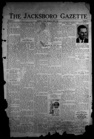 The Jacksboro Gazette (Jacksboro, Tex.), Vol. 66, No. 1, Ed. 1 Thursday, June 7, 1945