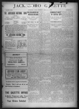 Jacksboro Gazette (Jacksboro, Tex.), Vol. 32, No. 33, Ed. 1 Thursday, January 11, 1912