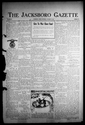 The Jacksboro Gazette (Jacksboro, Tex.), Vol. 66, No. 20, Ed. 1 Thursday, October 18, 1945