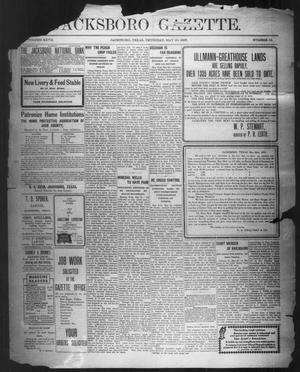 Primary view of object titled 'Jacksboro Gazette. (Jacksboro, Tex.), Vol. 27, No. 52, Ed. 1 Thursday, May 30, 1907'.