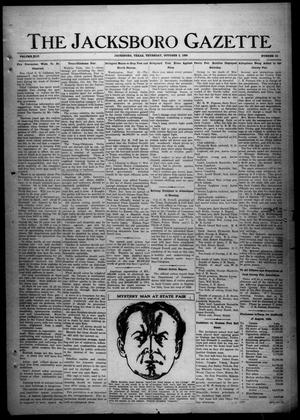 The Jacksboro Gazette (Jacksboro, Tex.), Vol. 45, No. 18, Ed. 1 Thursday, October 2, 1924