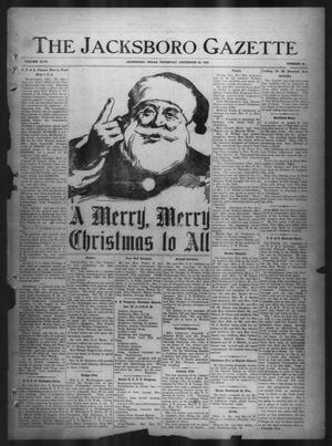 The Jacksboro Gazette (Jacksboro, Tex.), Vol. 46, No. 30, Ed. 1 Thursday, December 24, 1925