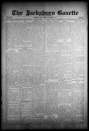 The Jacksboro Gazette (Jacksboro, Tex.), Vol. 52, No. 23, Ed. 1 Thursday, November 5, 1931