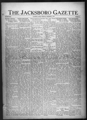 The Jacksboro Gazette (Jacksboro, Tex.), Vol. 43, No. 30, Ed. 1 Thursday, December 21, 1922