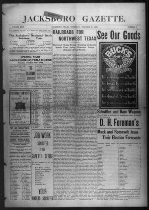 Jacksboro Gazette. (Jacksboro, Tex.), Vol. 29, No. 21, Ed. 1 Thursday, October 22, 1908