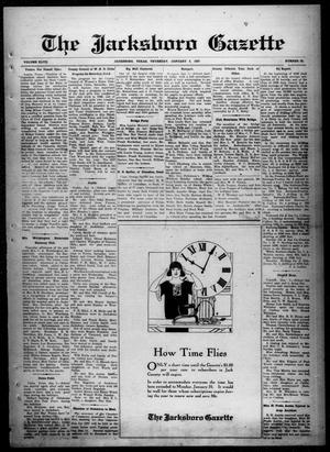 The Jacksboro Gazette (Jacksboro, Tex.), Vol. 47, No. 32, Ed. 1 Thursday, January 6, 1927