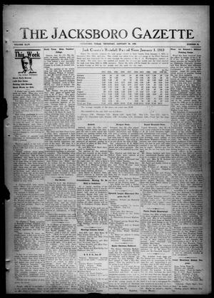 Primary view of object titled 'The Jacksboro Gazette (Jacksboro, Tex.), Vol. 44, No. 34, Ed. 1 Thursday, January 24, 1924'.