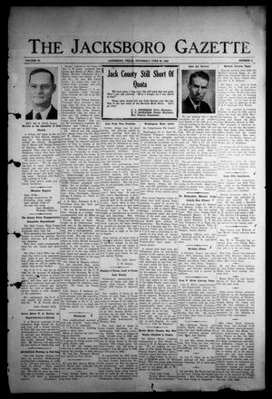 The Jacksboro Gazette (Jacksboro, Tex.), Vol. 66, No. 4, Ed. 1 Thursday, June 28, 1945