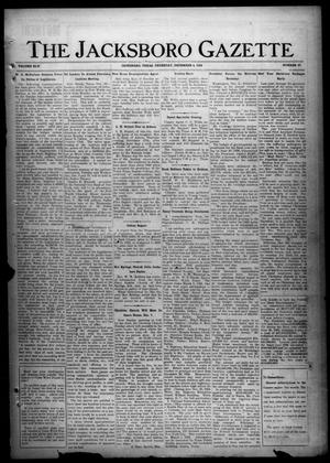 The Jacksboro Gazette (Jacksboro, Tex.), Vol. 45, No. 27, Ed. 1 Thursday, December 4, 1924