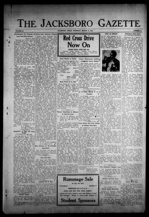 The Jacksboro Gazette (Jacksboro, Tex.), Vol. 65, No. 41, Ed. 1 Thursday, March 15, 1945
