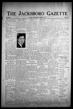 The Jacksboro Gazette (Jacksboro, Tex.), Vol. 56, No. 32, Ed. 1 Thursday, January 9, 1936
